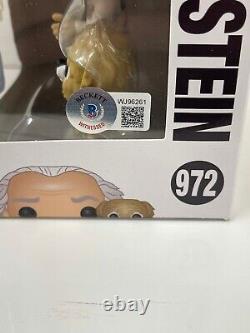 Christopher Lloyd Signed Back To The Future Doc Brown Funko 972 Beckett 38