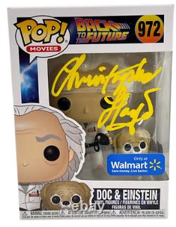Christopher Lloyd Signed Back To The Future Doc Brown Funko 972 Beckett 4