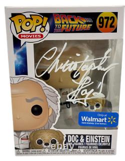 Christopher Lloyd Signed Back To The Future Doc Brown Funko 972 Beckett 40