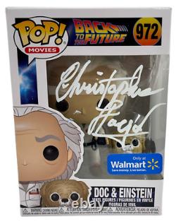 Christopher Lloyd Signed Back To The Future Doc Brown Funko 972 Beckett 42