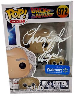 Christopher Lloyd Signed Back To The Future Doc Brown Funko 972 Beckett 44