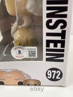 Christopher Lloyd Signed Back To The Future Doc Brown Funko 972 Beckett 45