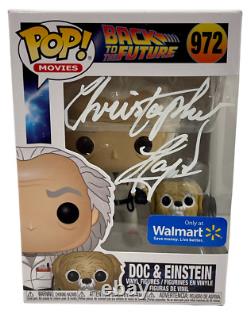 Christopher Lloyd Signed Back To The Future Doc Brown Funko 972 Beckett 47