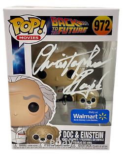 Christopher Lloyd Signed Back To The Future Doc Brown Funko 972 Beckett 49