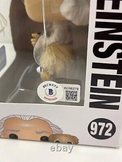 Christopher Lloyd Signed Back To The Future Doc Brown Funko 972 Beckett 54