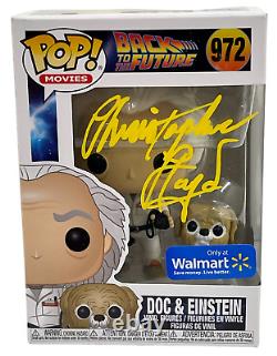 Christopher Lloyd Signed Back To The Future Doc Brown Funko 972 Beckett 8