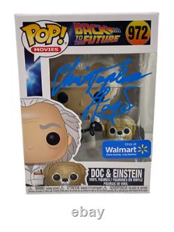 Christopher Lloyd Signed Back To The Future Doc Brown Funko Figure 972 Beckett 4