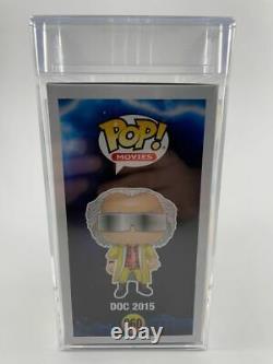 Christopher Lloyd Signed Back To The Future Doc Funko POP PSA/DNA Encapsulated