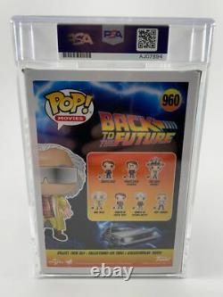 Christopher Lloyd Signed Back To The Future Doc Funko POP PSA/DNA Encapsulated