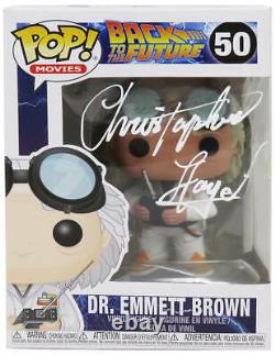 Christopher Lloyd Signed Back To The Future Dr Brown Funko Pop #50 (SS COA)