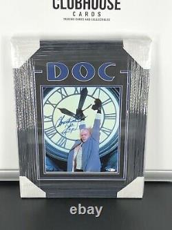 Christopher Lloyd Signed Back To The Future Framed Beckett Bas