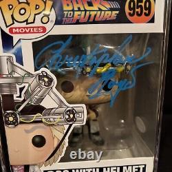 Christopher Lloyd Signed Back To The Future Funko Pop #959 PSA/DNA SLAB