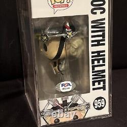 Christopher Lloyd Signed Back To The Future Funko Pop #959 PSA/DNA SLAB