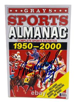 Christopher Lloyd Signed Back To The Future Grays Almanac Autograph Beckett 10