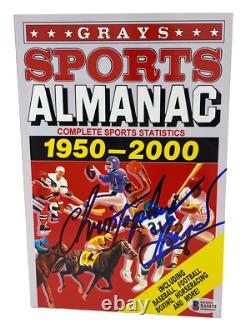 Christopher Lloyd Signed Back To The Future Grays Almanac Autograph Beckett 11