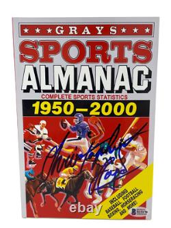 Christopher Lloyd Signed Back To The Future Grays Almanac Autograph Beckett 12