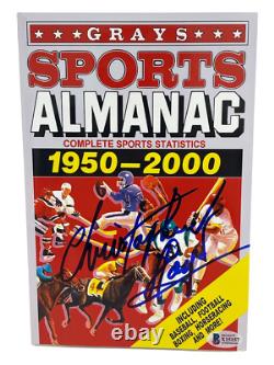 Christopher Lloyd Signed Back To The Future Grays Almanac Autograph Beckett 2