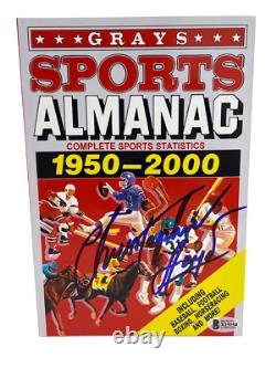 Christopher Lloyd Signed Back To The Future Grays Almanac Autograph Beckett 20