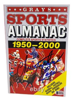 Christopher Lloyd Signed Back To The Future Grays Almanac Autograph Beckett 22
