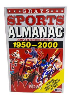 Christopher Lloyd Signed Back To The Future Grays Almanac Autograph Beckett 25