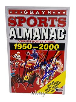 Christopher Lloyd Signed Back To The Future Grays Almanac Autograph Beckett 29