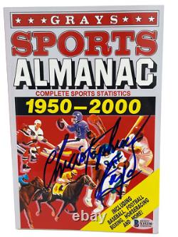 Christopher Lloyd Signed Back To The Future Grays Almanac Autograph Beckett 32