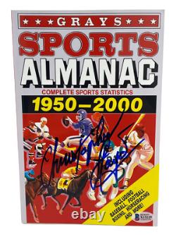 Christopher Lloyd Signed Back To The Future Grays Almanac Autograph Beckett 33