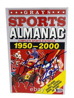 Christopher Lloyd Signed Back To The Future Grays Almanac Autograph Beckett 36