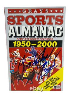 Christopher Lloyd Signed Back To The Future Grays Almanac Autograph Beckett 40