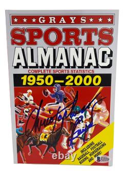 Christopher Lloyd Signed Back To The Future Grays Almanac Autograph Beckett 44
