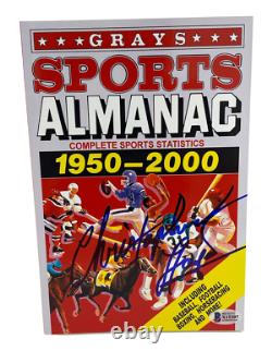 Christopher Lloyd Signed Back To The Future Grays Almanac Autograph Beckett 52