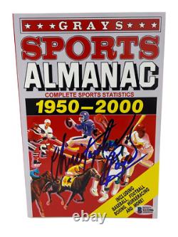 Christopher Lloyd Signed Back To The Future Grays Almanac Autograph Beckett 53
