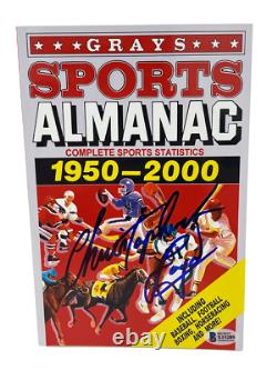 Christopher Lloyd Signed Back To The Future Grays Almanac Autograph Beckett 54
