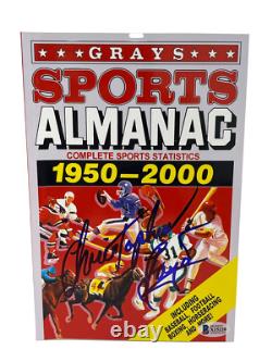 Christopher Lloyd Signed Back To The Future Grays Almanac Autograph Beckett 58