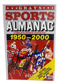 Christopher Lloyd Signed Back To The Future Grays Almanac Autograph Beckett 59