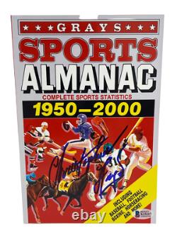 Christopher Lloyd Signed Back To The Future Grays Almanac Autograph Beckett 61