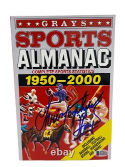 Christopher Lloyd Signed Back To The Future Grays Almanac Autograph Beckett 62