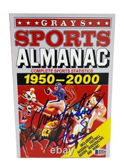 Christopher Lloyd Signed Back To The Future Grays Almanac Autograph Beckett 68