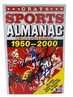 Christopher Lloyd Signed Back To The Future Grays Almanac Autograph Beckett 71