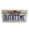 Christopher Lloyd Signed Back To The Future Outatime License Plate Auto Bas 1