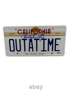Christopher Lloyd Signed Back To The Future Outatime License Plate Auto Bas 14