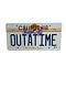 Christopher Lloyd Signed Back To The Future Outatime License Plate Auto Bas 17