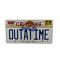 Christopher Lloyd Signed Back To The Future Outatime License Plate Auto Bas 24