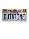 Christopher Lloyd Signed Back To The Future Outatime License Plate Auto Bas 37