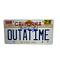 Christopher Lloyd Signed Back To The Future Outatime License Plate Auto Bas 46