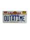 Christopher Lloyd Signed Back To The Future Outatime License Plate Auto Bas 48