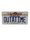 Christopher Lloyd Signed Back To The Future Outatime License Plate Auto Bas 5