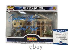 Christopher Lloyd Signed Back To The Future Town Clock Tower Funko Beckett 11