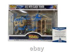 Christopher Lloyd Signed Back To The Future Town Clock Tower Funko Beckett 13