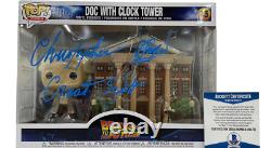 Christopher Lloyd Signed Back To The Future Town Clock Tower Funko Beckett 14